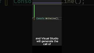 Console Writeline snippet  C snippets Visual Studio  C From Beginner to Professional devtips [upl. by Brandy]