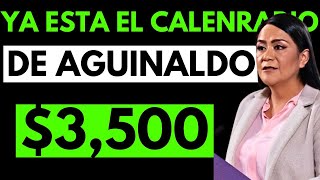 🗓️ Oficial Ya Está Disponible el Calendario de Aguinaldo Pensión Bienestar para Adultos Mayores 💰 [upl. by Alwyn879]