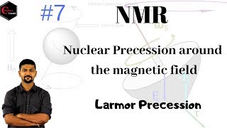 NMR SPECTROSCOPY 07  PRECESSION OF NUCLEUS  LARMOR FREQUENCY [upl. by Benson176]