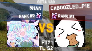 TETRIO  5han Rank 2 vs CaboozledPie Rank 1  TETRIO High Level Replays [upl. by Dey83]