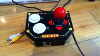 Jakks Pacific Retro Arcade Featuring PacMan Namco Plug n Play Review 2009 [upl. by Euqinu]