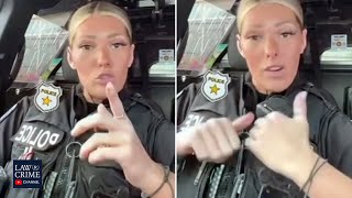 Police Officers TikTok Tells Drivers to Get the F Out of the Way [upl. by Amend318]