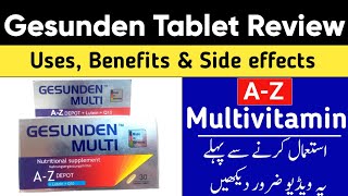 Gesunden Multi Tablet Review  Benefits amp Uses Of Gensunden Multi Tablets  Dr Pharmacist [upl. by Neala]