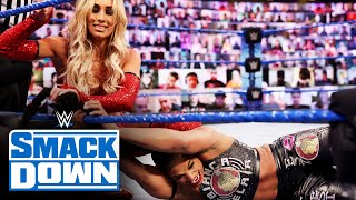 Bianca Belair vs Carmella SmackDown April 2 2021 [upl. by Edward]