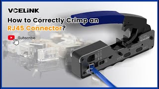 How to Correctly Crimp a CAT7 RJ45 Connector  VCELINK [upl. by Cand]