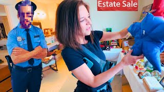 Tight Security at LUXURY Estate Sale wthehomeschoolingpicker [upl. by Kopp387]