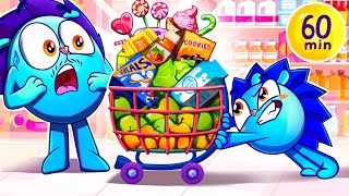 Yummy Shopping Day Song  More Best Nursery Rhymes by Baby Zoo [upl. by Oicnoel]