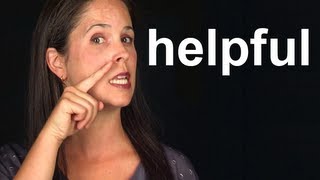 How to Pronounce HELPFUL  American English  Word of the Week [upl. by Gnilrad]