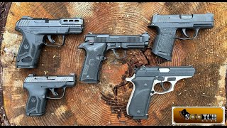 Top 5 380 ACP Double Stacked Handguns [upl. by Nerha484]