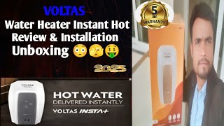 Voltas Water heater gyzer Review Installation [upl. by Akzseinga]