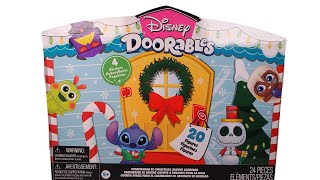 Disney Doorables Countdown to Christmas Advent Calendar Series 8 9 and 10 with Figures and Stickers [upl. by Jayne501]