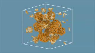 Dissipative Particle Dynamics  micelle formation [upl. by Silvain]