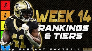 Week 14 Running Back Rankings  2024 Fantasy Football [upl. by Horick]