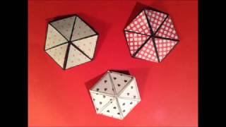 Hexaflexagon Tutorial für Explosionsbox [upl. by Loggins200]