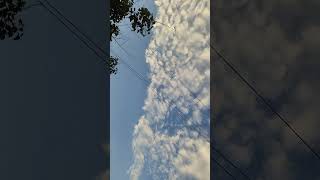 Mammatus clouds youtubeshorts youtubevideos shorts mammatus clouds ytshorts shorts [upl. by Brina]