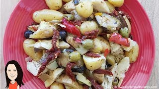 Antipasto Potato Salad  From My NEW 15 Minute Meals Cookbook [upl. by Enwad]