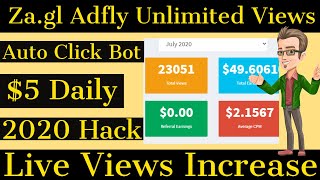 increase views zagl adfly live proof in 2021 [upl. by Pagas]