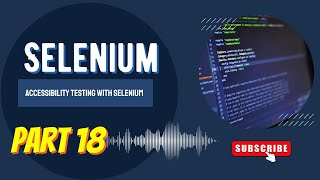 Evaluate accessibility in selenium automation testing [upl. by Mariska]