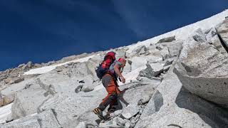 Monte Adamello 3539 m dal Punt del Guat  8 agosto 2024 [upl. by Gnot741]