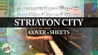 quotStriaton Cityquot from quotPokémon BWquot  Piano Cover  Sheets [upl. by Lyontine678]