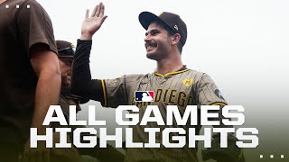 Highlights from ALL games on 725 Padres Dylan Cease throws nono Mets walkoff vs Braves [upl. by Bevis]