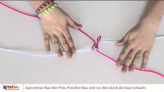 DIY KreativIdee Paracord Schlüsselanhänger knüpfen [upl. by Kokaras]