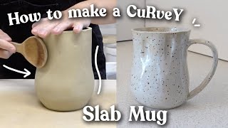 5 Ways to Add CURVES to slab ceramics  hand building ceramics for beginners [upl. by Dnomaid]