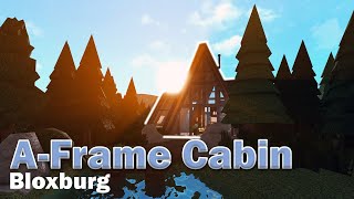 AFrame Cabin in Bloxburg  Roblox [upl. by Eiramrefinnej]