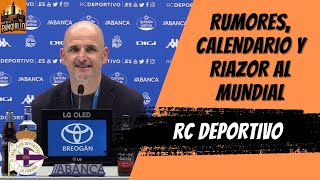 ACTUALIDAD DEPOR RUMORES DE FICHAJES RENOVACIONES CALENDARIO LIGA HYPERMOTION Y RIAZOR AL MUNDIAL [upl. by Penhall40]