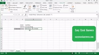 How to create and use a Checkbox in Excel [upl. by Aicilf]