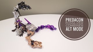 All Predacon Fossilizer Combiner Alt Mode [upl. by Nannette]