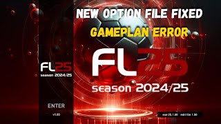 quotNew Option File for Football Life 2025  Fixed Gameplan Errorquot [upl. by Semreh]