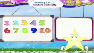 Learn Grade 1  Maths  Writing 1 To 10 Numbers [upl. by Norse310]