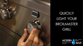 How to Light Your Broilmaster Gas Grill [upl. by Arodnahs]