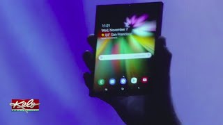 Samsung Debuts Bendable Phone [upl. by Bronnie]