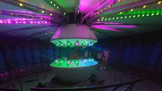 Alien Abduction gravitron ride at Marion County Fair in Indianapolis IN July 1st 2022 [upl. by Till]