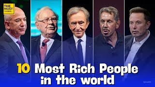 Top 10 Most Richest People In The World 2k24 billionaire [upl. by Martguerita]