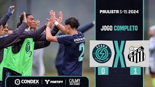 JOGO COMPLETO  SFERA X SANTOS  PAULISTA SUB15 [upl. by Autumn]