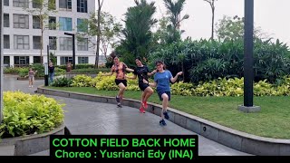 COTTON FIELD BACK HOME Line Dance Choreo  Yusrianci Edy INA [upl. by Akselaw]