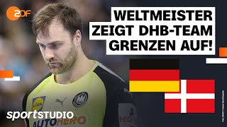 Deutschland – Dänemark Highlights  EHF Euro Cup  sportstudio [upl. by Ynafetse]