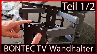 Teil 12 BONTEC TV Wandhalterung für 3280 Zoll Bildschirme bis zu 60kg  Unboxing  Test  Review [upl. by Alvira990]