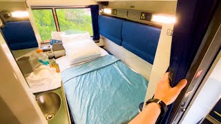 🇺🇸Trying the Americas Most Expensive Sleeper Compartment New York→Chicago  Amtrak Viewliner [upl. by Daegal]