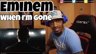 FIRST TIME REACTING TO Eminem  When Im Gone [upl. by Sager]