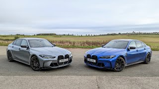 M3 xDrive vs RWD which is best BMW M3 Competition G80  4K [upl. by Tertius]