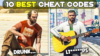 10 BEST Cheat Codes Of All Time In GTA 5  GTA 5 Cheats [upl. by Mas999]