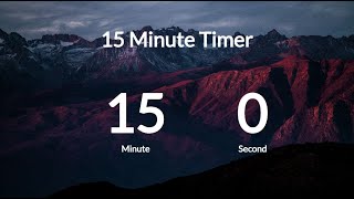 15 Minute Timer [upl. by Analli]