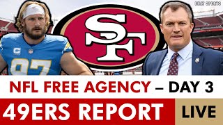 49ers 2024 NFL Free Agency LIVE  Day 3 49ers TRADE For Maliek Collins Kyle Juszczyk Restructure [upl. by Pena452]