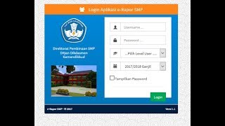 Membuat Aplikasi E Rapor Dapodik PMP Menjadi On Line [upl. by Aikemat]