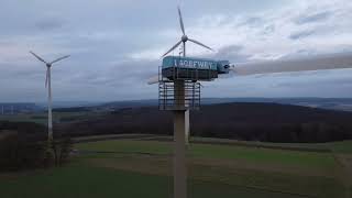 Lagerwey Lw 27250 Windkraftanlage aus der Luft  DJI Mini 2 shorts [upl. by Senskell220]