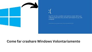 Come far crashare Windows 1011 volontariamente [upl. by Cazzie]